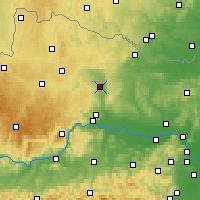 Nearby Forecast Locations - Гарс-ам-Камп - карта