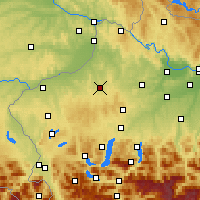 Nearby Forecast Locations - Рид-им-Иннкрайс - карта