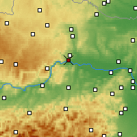 Nearby Forecast Locations - Кремс-ан-дер-Донау - карта
