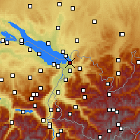 Nearby Forecast Locations - Брегенц - карта
