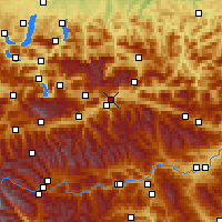 Nearby Forecast Locations - Лицен - карта