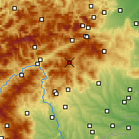 Nearby Forecast Locations - Фишбах - карта
