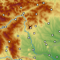 Nearby Forecast Locations - Schöckl - карта