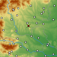 Nearby Forecast Locations - Бад-Глайхенберг - карта
