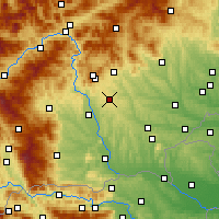 Nearby Forecast Locations - Ласницхёэ - карта