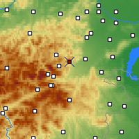 Nearby Forecast Locations - Хоэ-Ванд - карта