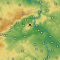 Nearby Forecast Locations - Milešovka - карта