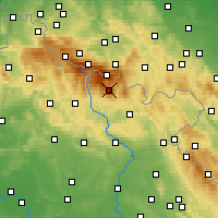 Nearby Forecast Locations - Крконоше - карта