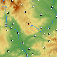 Nearby Forecast Locations - Cervena - карта