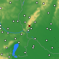 Nearby Forecast Locations - Maly Javornik - карта