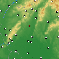 Nearby Forecast Locations - Jaslovské Bohunice - карта