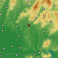 Nearby Forecast Locations - Mochovce - карта