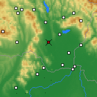 Nearby Forecast Locations - Milhostov - карта