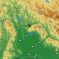 Nearby Forecast Locations - Каменица-над-Цирохоу - карта