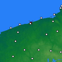 Nearby Forecast Locations - Колобжег - карта