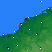 Nearby Forecast Locations - Jarosławiec - карта