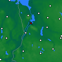 Nearby Forecast Locations - Щецин - карта