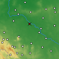 Nearby Forecast Locations - Вроцлав - карта