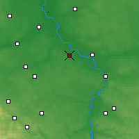 Nearby Forecast Locations - Козенице - карта