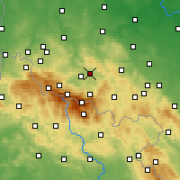 Nearby Forecast Locations - Еленя-Гура - карта