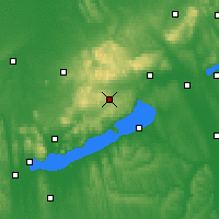 Nearby Forecast Locations - Veszprémfajsz - карта