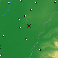 Nearby Forecast Locations - Дебрецен - карта