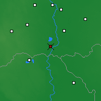 Nearby Forecast Locations - Сегед - карта