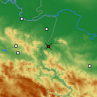 Nearby Forecast Locations - Лозница - карта