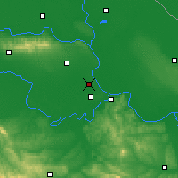 Nearby Forecast Locations - Batajnica - карта