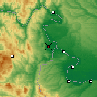 Nearby Forecast Locations - Неготин - карта