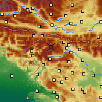 Nearby Forecast Locations - Kredarica - карта