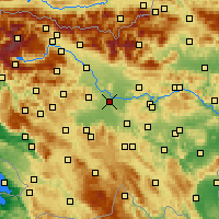 Nearby Forecast Locations - Любляна - карта