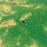 Nearby Forecast Locations - Zagreb Gric - карта