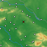 Nearby Forecast Locations - Бьеловар - карта