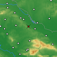 Nearby Forecast Locations - Било-Гора - карта