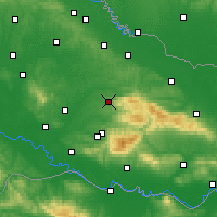 Nearby Forecast Locations - Дарувар - карта
