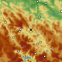 Nearby Forecast Locations - Зеница - карта