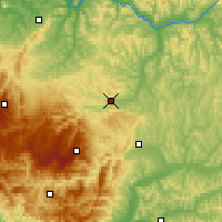Nearby Forecast Locations - Клуж-Напока - карта