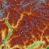 Nearby Forecast Locations - Seiser Alm - карта