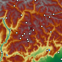 Nearby Forecast Locations - Arabba - карта