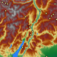 Nearby Forecast Locations - Андало - карта