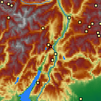 Nearby Forecast Locations - Paganella - карта