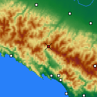 Nearby Forecast Locations - Passo D.Cisa - карта