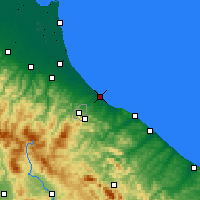 Nearby Forecast Locations - Римини - карта