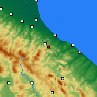 Nearby Forecast Locations - Сассофельтрио - карта