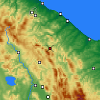 Nearby Forecast Locations - Фронтоне - карта