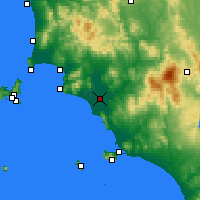Nearby Forecast Locations - Гроссето - карта