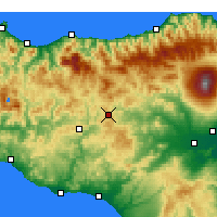 Nearby Forecast Locations - Энна - карта