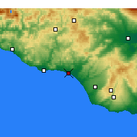Nearby Forecast Locations - Джела - карта