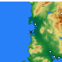 Nearby Forecast Locations - Capo Frasca - карта